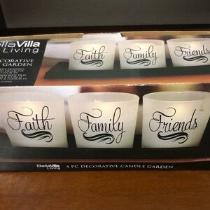 White Decorative Candle Set